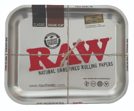 Raw Rolling Tray Metallic - Medium 33cm x 27.5cm